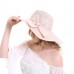 's Large Bowknot Summer Hats Foldable Wide Brim Paper Straw Caps Beach Hat  eb-68153269